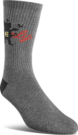 Etnies x Grizzly Crew socks (grey)