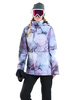 Volcom women's snowboard jacket - Westland Ins (storm tie dye)