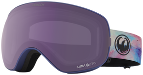 Dragon X2s goggles - Black Pearl (LL purple Ion + LL amber free lens) 