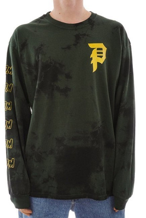 Primitive Longsleeve - Doom Washed (tiedye/green)