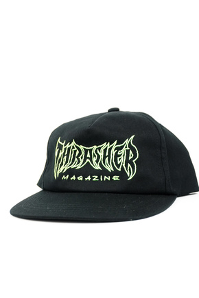 Thrasher baseball cap - Metal snapback (black)