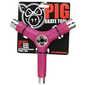 Pig Pink skateboard key