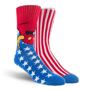 Toy Machine socks - American Monster (blue/red)