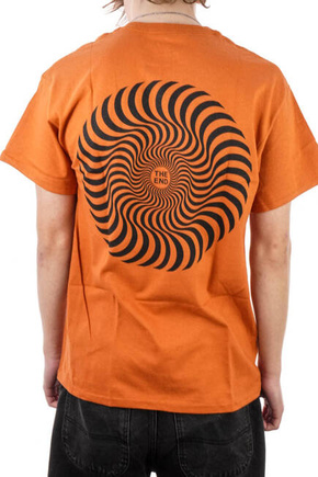 Spitfire T-Shirt - Classic Swirl (orange/black)