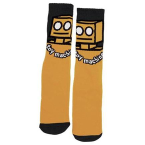 Toy Machine socks - Robot (mustard)