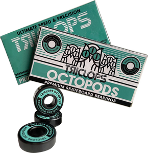Triclops Bearings - Octopods (Black/Teal)