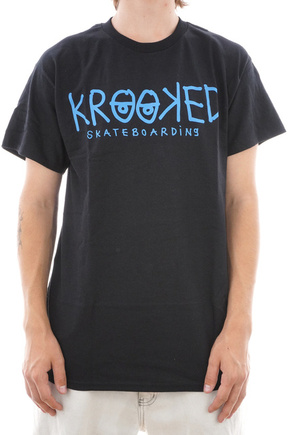 Krooked T-Shirt - Eyes (black/blue)
