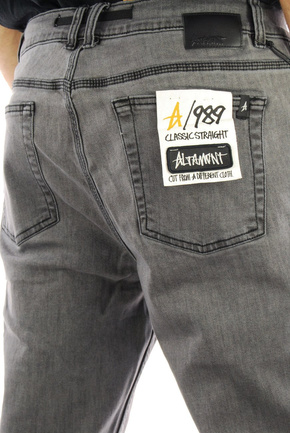 Altamont pants - A989 classic straight smoke
