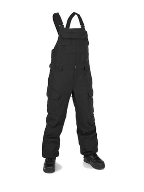 Volcom women's snowboard pants - Creston 3d Stretch bib overall (black)