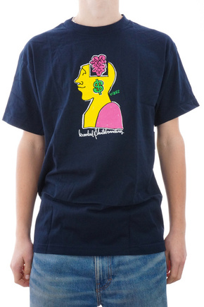 Krooked T-Shirt - Smart Money True (navy)