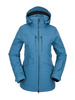 Volcom women's snowboard jacket - WMN Shelter 3D Stretch (petrol blue)