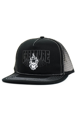 Creature baseball cap - Bonehead 2 Relic Mesh Trucker (black)