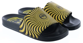 Spitfire Flip Flops - Bighead Swirl Slides (black/yellow)