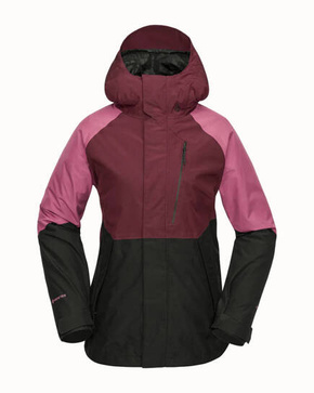 Volcom women's snowboard jacket - V.co Aris Ins Gore (burgundy)