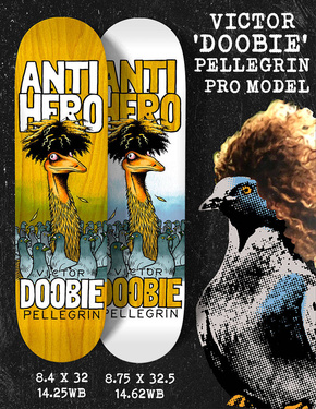 Deck Antihero - Pellegrin Doobie Pigeon 8.75"