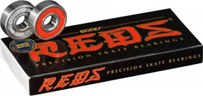 Bones Bearings - Reds (black)