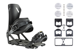 Nitro splitboard bindings - Vertical (black) Unisex + pucks & step lockers