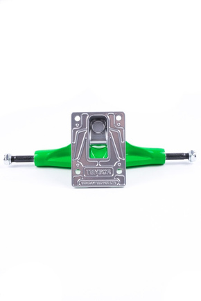 Tensor Trucks - Aluminum Mirror Safety (Green/Raw)