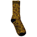 Krooked Socks - Multi Birds (brown/yellow)