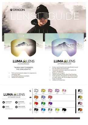 Gogle Dragon X2s - Succulents L.Dark Smoke + L.Rose Free Lens 