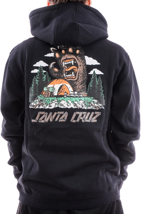 Santa Cruz Sweatshirt - Screaming Grizzly (black)