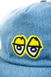 Krooked baseball cap - Eyes Snapback (washed denim)
