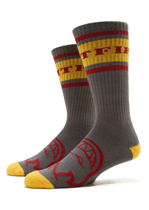 Spitfire socks - Classic 87 Bighead charcoal/gold/dark red