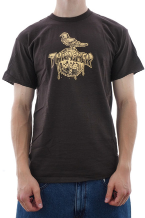 Thrasher - Cover The Earth T-shirt (dark chocolate)
