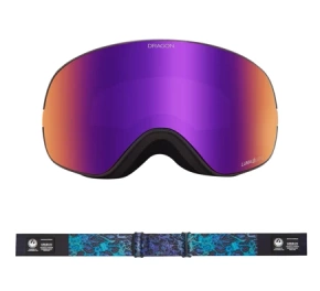 Dragon X2s goggles - Black Pearl (LL purple Ion + LL amber free lens)