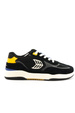 Cariuma Shoes - Skategoat C25 Pro Black Suede and Mesh Ivory Logo Yellow Sneaker