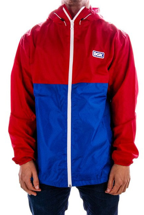 DGK jacket - Pier windbreaker red/blue