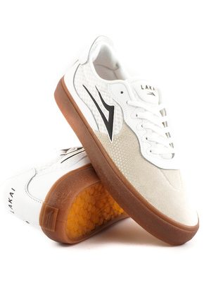 Lakai Boots - Essex (white/gum leather)