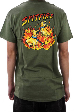 Spitfire T-Shirt - Hell Hounds (green)