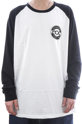 Longsleeve Ace - Salty black/white