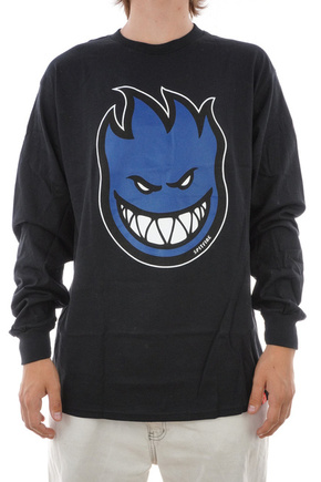 Spitfire Longsleeve - Bighead Fill T(black/navy/white)