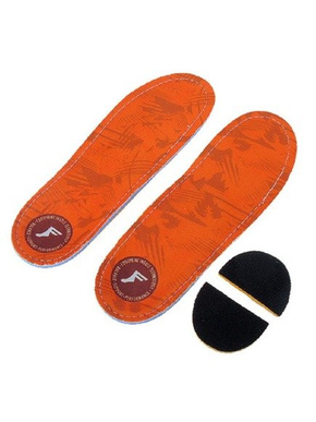 Footprint Insoles - Orange Camo Kingfoam Orthotic