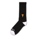 Pizza Socks - Emoji black