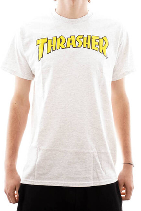 Thrasher T-shirt - Cover logo (Ash Grey)