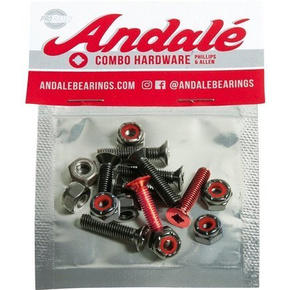 Andale assemblers - Combo Hardwere Phillips & Allen Red/Black