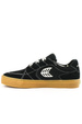 Cariuma Shoes - T20 Pro Gum Black Suede and Mesh Ivory Logo Contrast Thread Sneaker