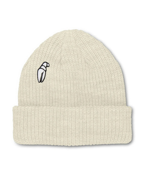 Crab Grab winter beanie - High Mark Beanie natural