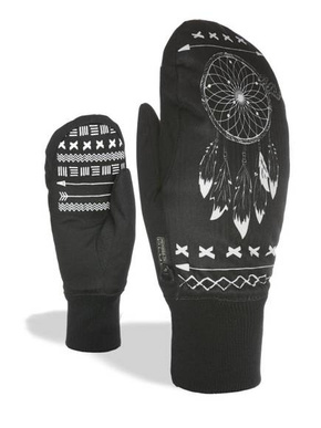 Level Bliss Snowboard Gloves - Wmn Coral Mitt (black-white)