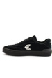 Cariuma Shoes - Luan Pro All Black Suede Ivory Logo Sneaker