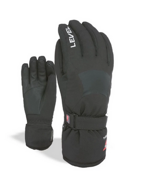 Level kids snowboard gloves - Super Radiator Gore Tex JR.(pk black)