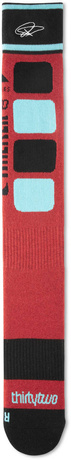 Skarpety Thirty Two - Signatura Merino (red)