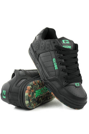 Globe Shoes - Tilt (black/green/mosaic)