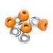 Independent Truck Erasers - Genuine Parts Standard Conical (90a) Cushions Medium Orange