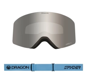 Dragon R1 OTG x Spyder Goggles - Blue Drift Lumalens Silver Ionized & Lumalens Amber Lens