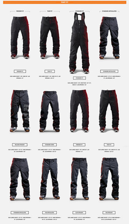 ThirtyTwo snowboard pants - Wooderson (black)