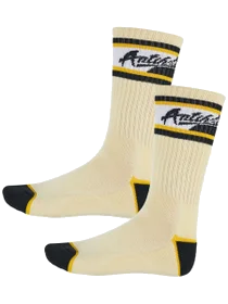 Anti Hero Socks - Scratch (cream/yellow)